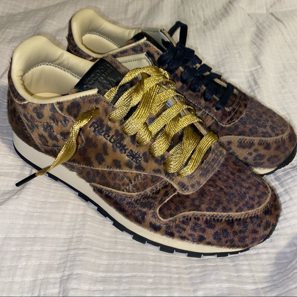 Reebok Men's Leopard Print Athletic Shoes